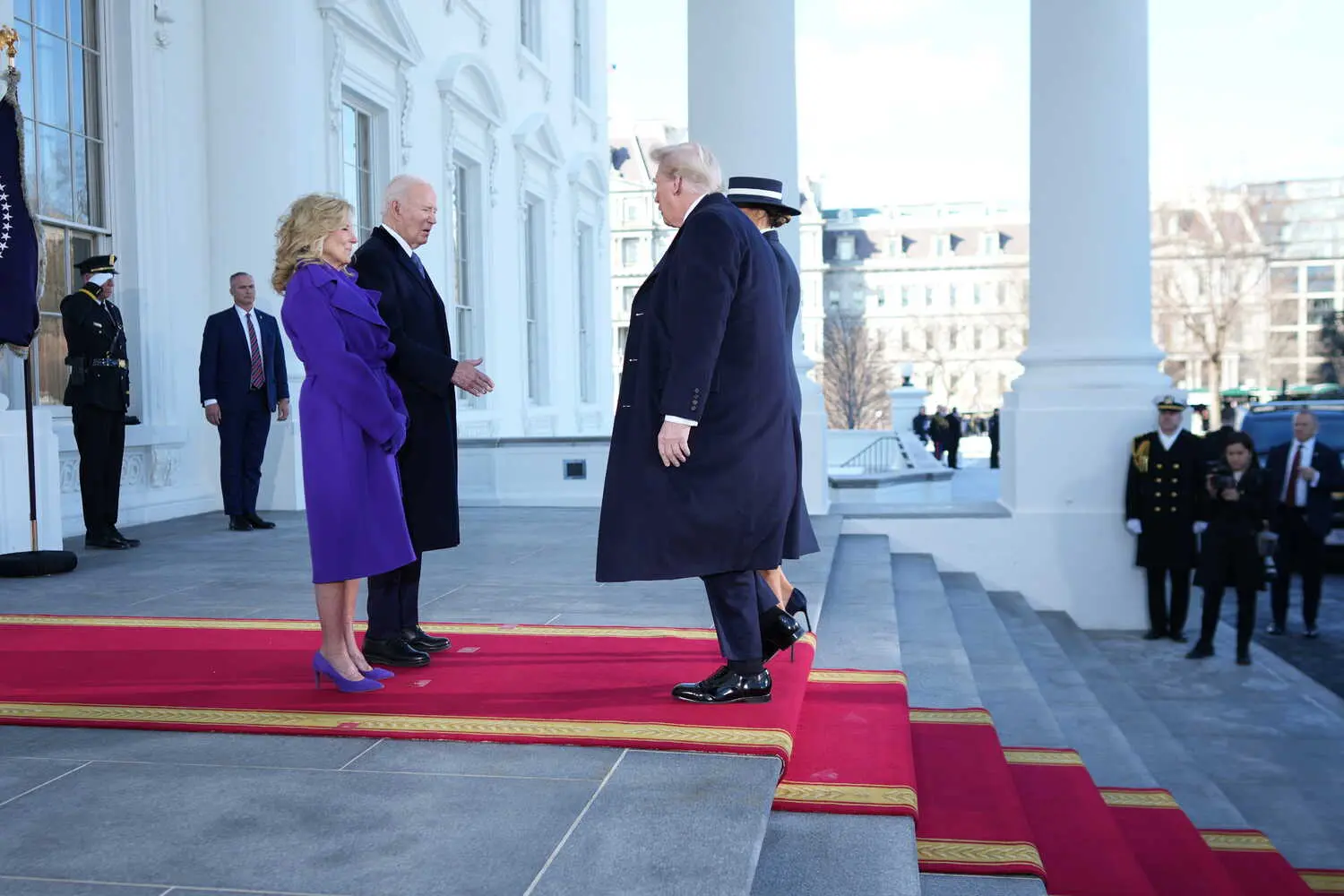 Президент Байден вітає новообраного президента Дональда Трампа в Білому домі